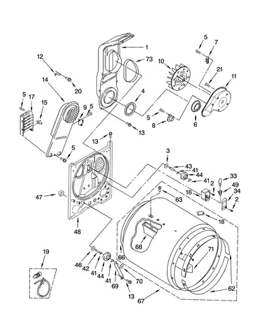 Bulkhead parts, optional parts (not included)