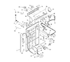 Inglis IS42000 controls and rear panel parts diagram