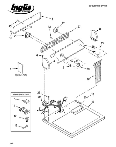 Top and console parts