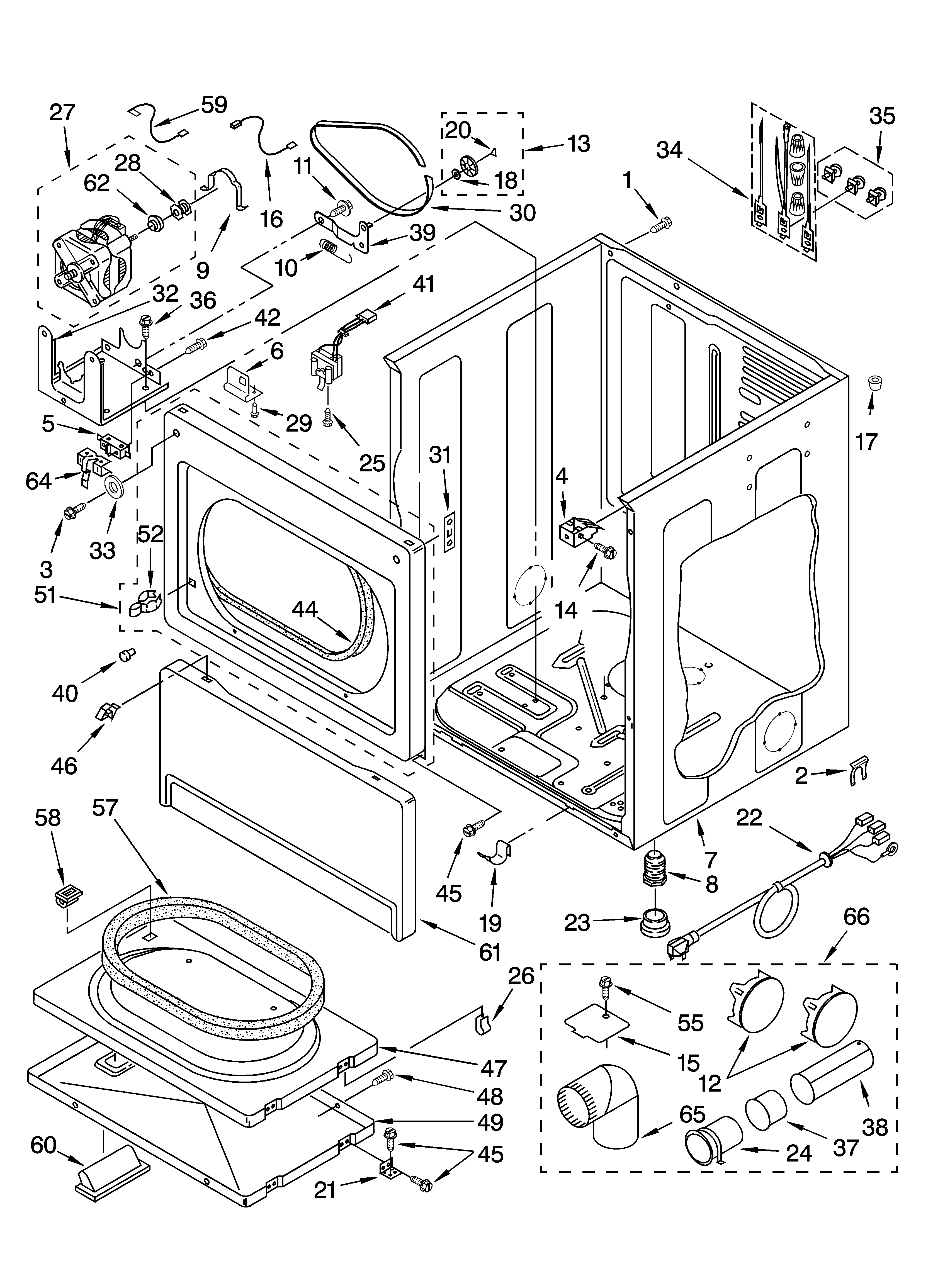Cabinet parts