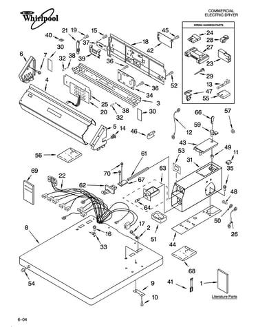 Top and console parts