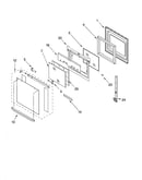 Oven door parts