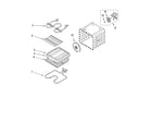 Whirlpool YGBS277PDB5 internal oven parts diagram