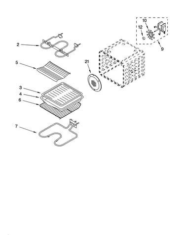 Internal oven parts