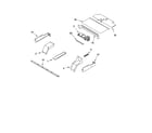 Whirlpool YGBS277PDB5 top venting parts, optional parts diagram