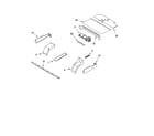 Whirlpool YGBS277PDQ5 top venting parts, optional parts diagram