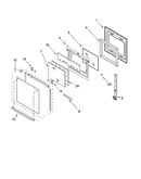 Oven door parts