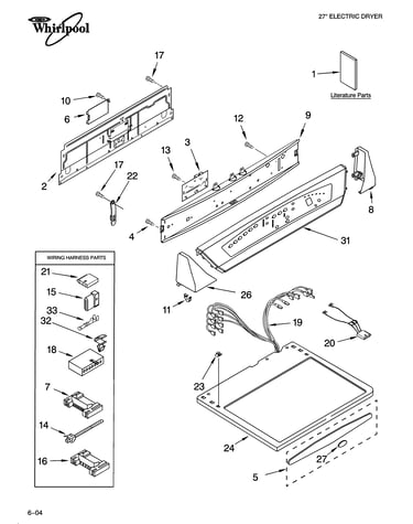 Top and console parts