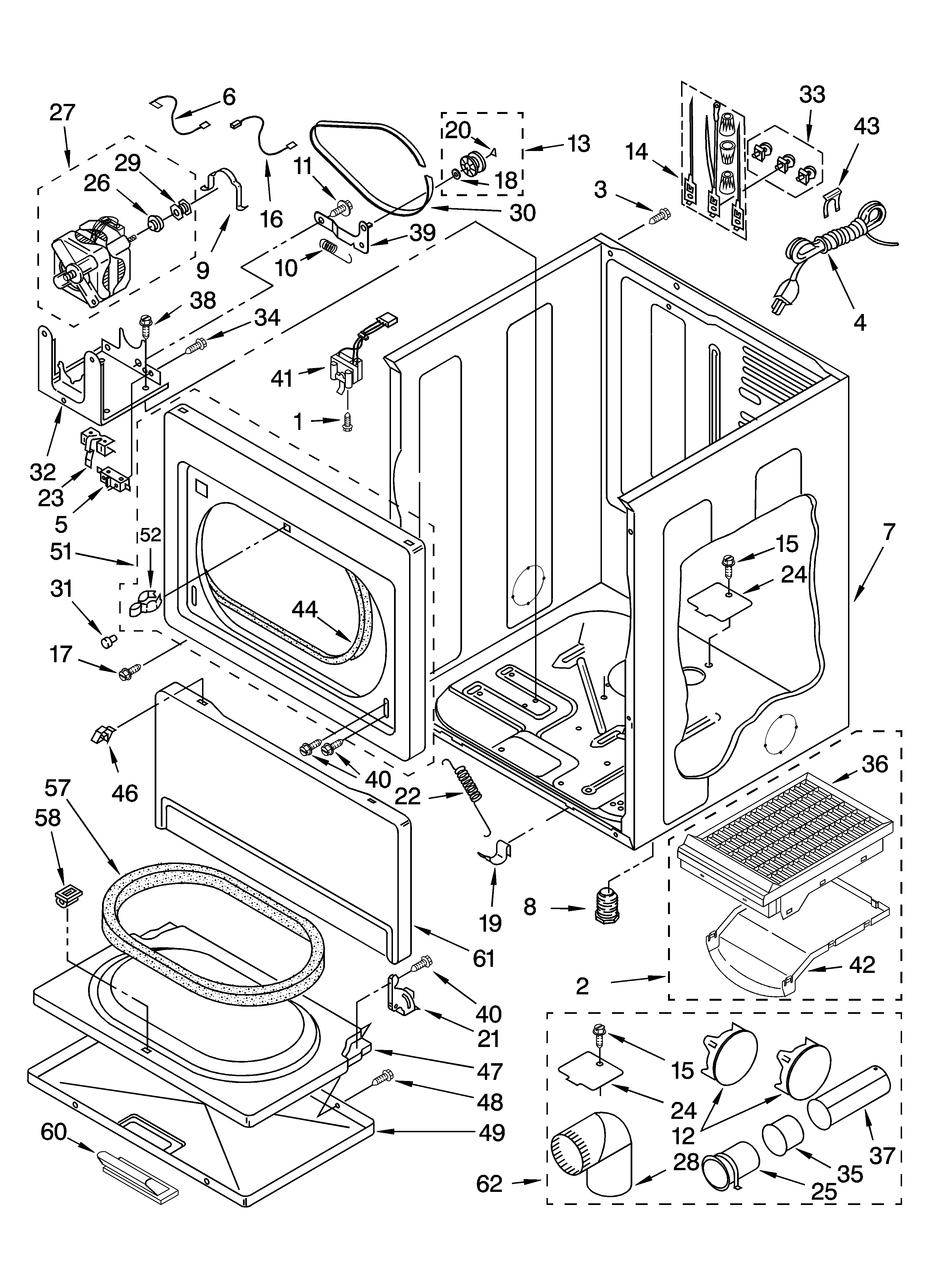 Cabinet parts