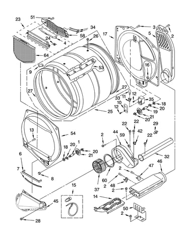 Bulkhead parts, optional parts (not included)