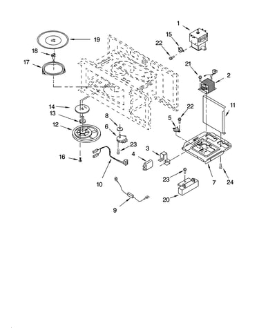 Magnetron and air flow parts