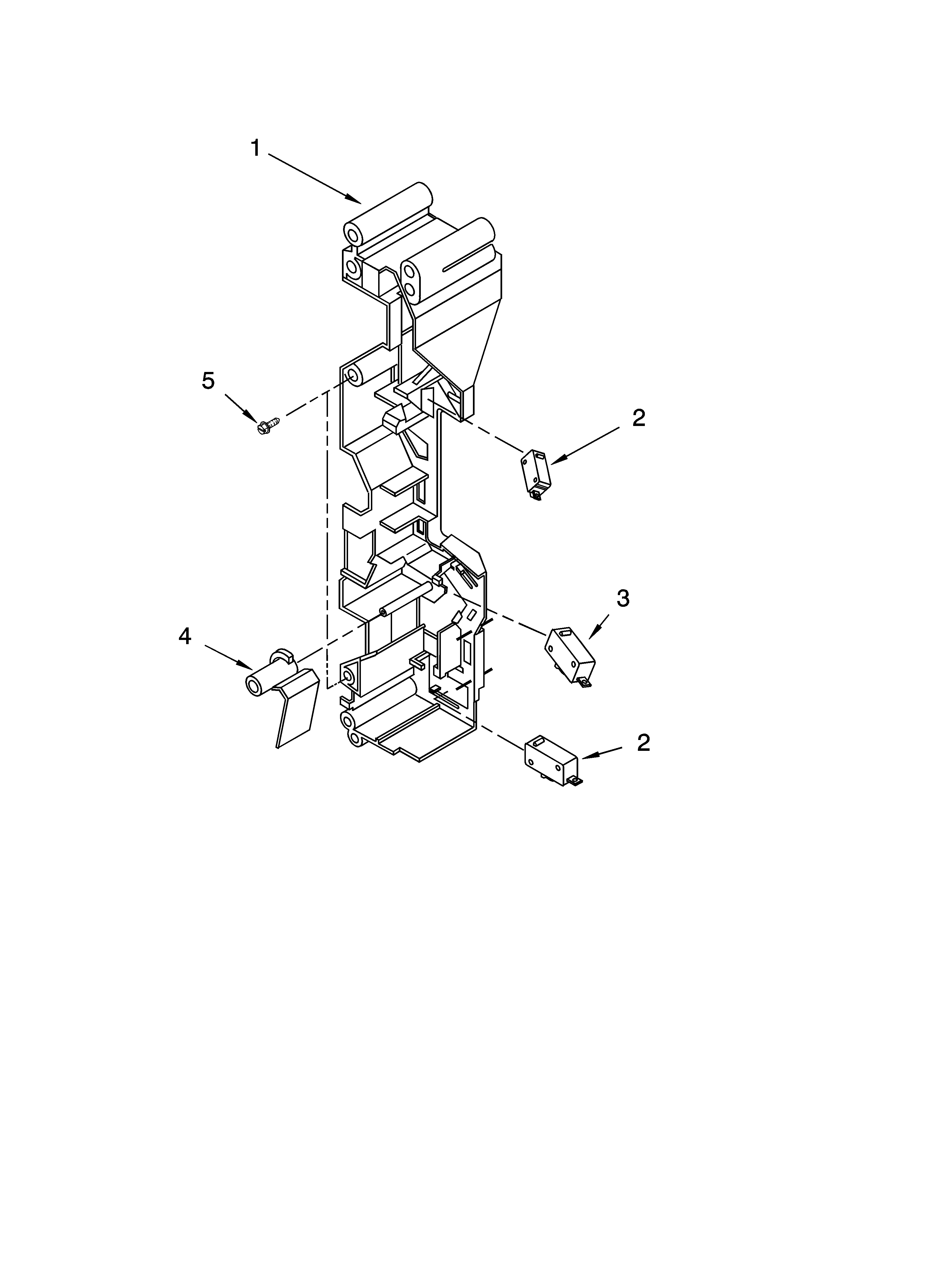 Latch board parts