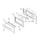 Microwave door parts