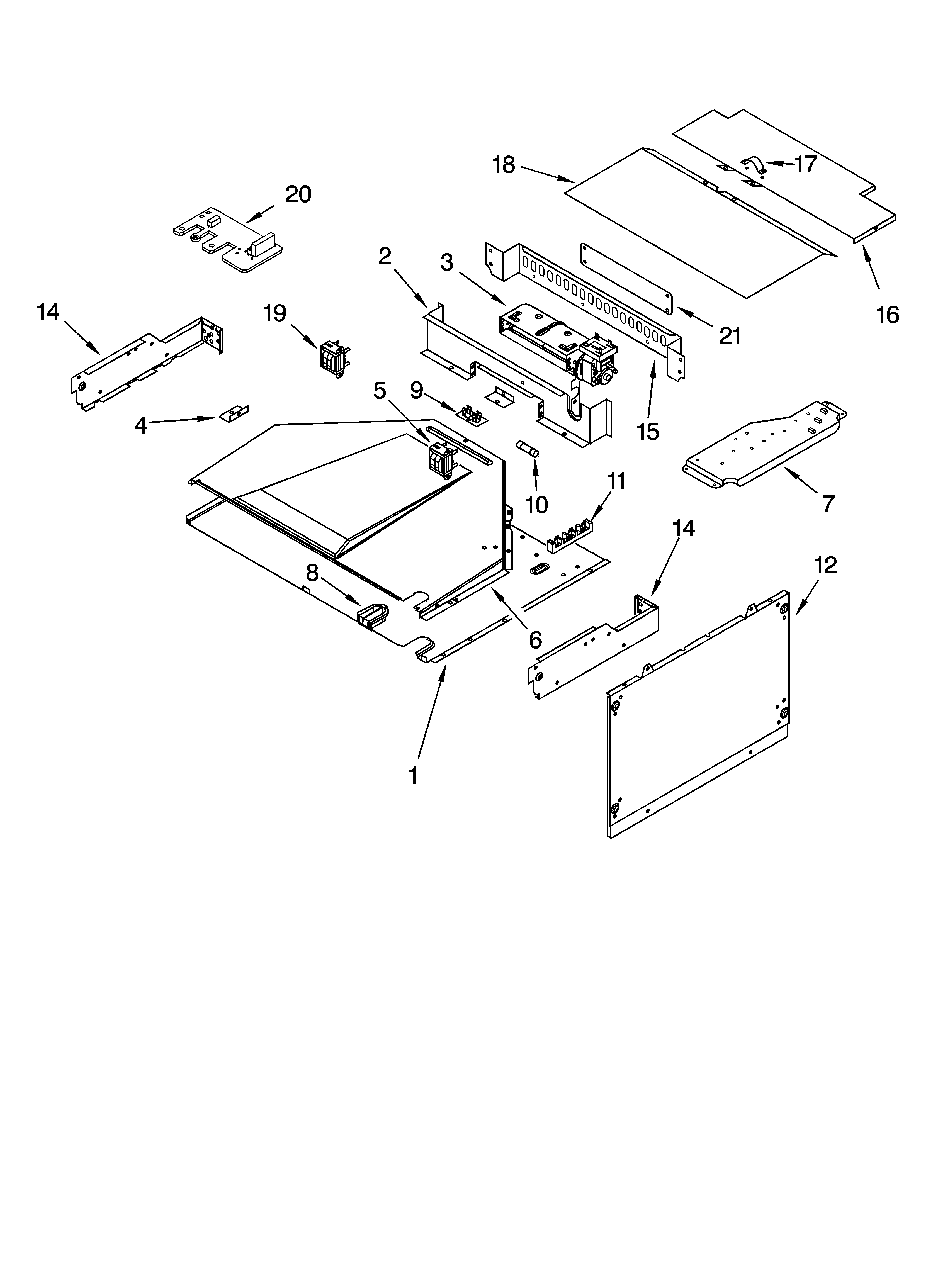Top venting parts, optional parts