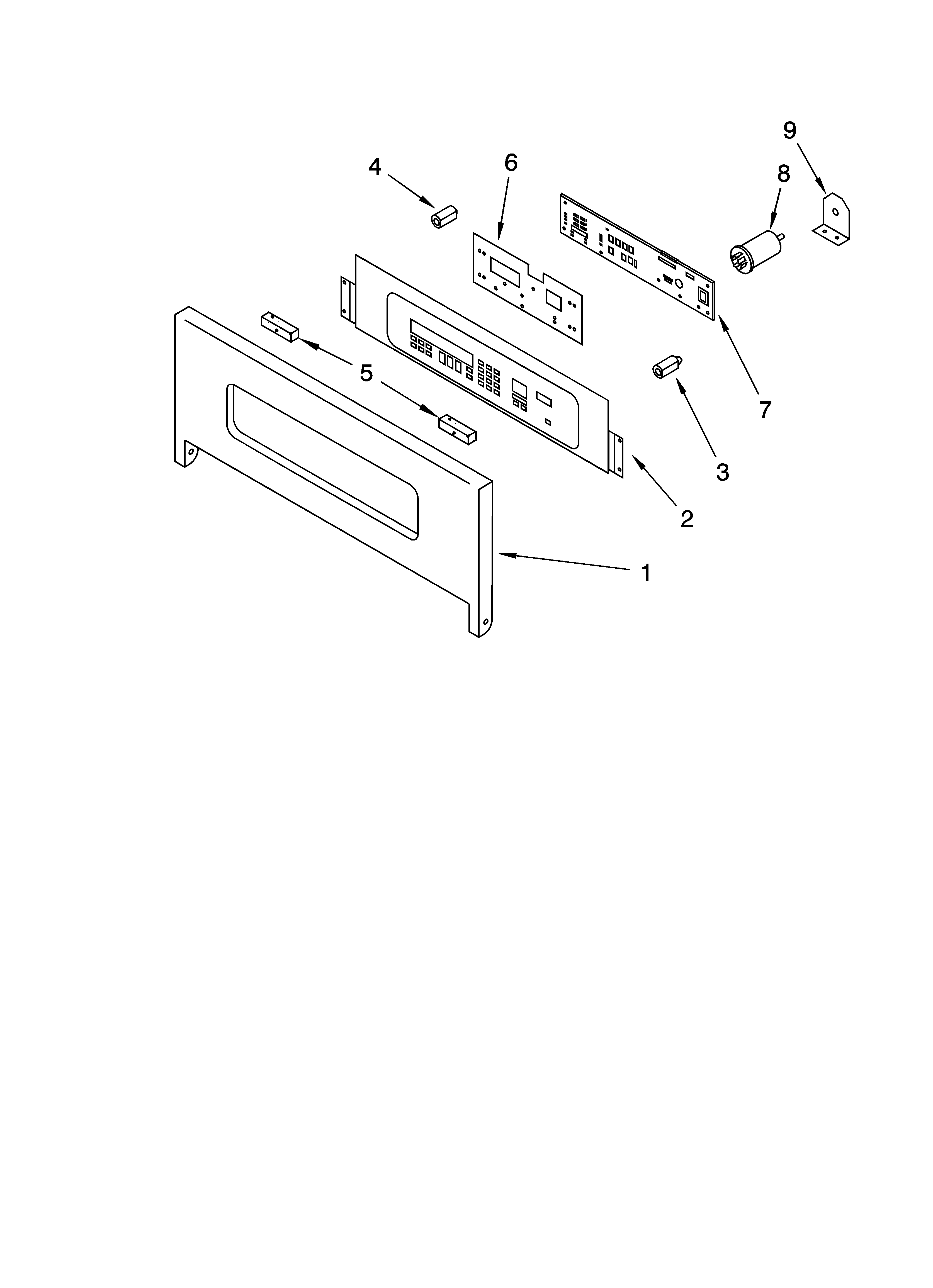 Control panel parts