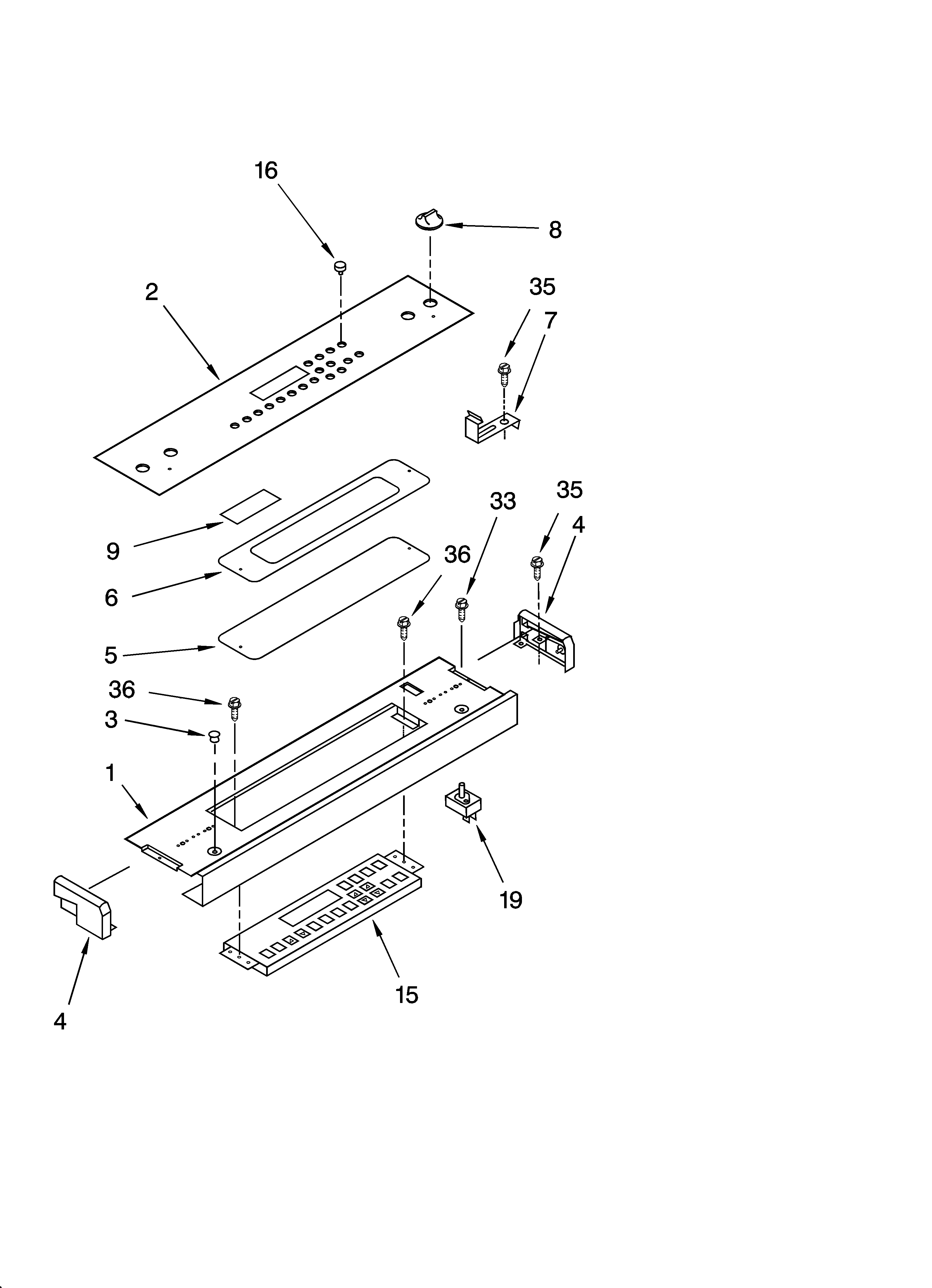 CONTROL PANEL PARTS