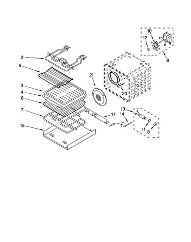 Internal oven parts