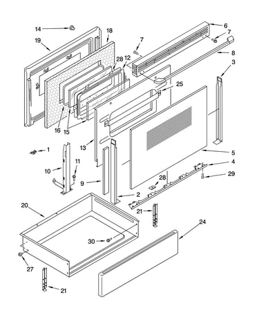 Door and drawer parts