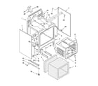 KitchenAid YKERC500HW3 oven chassis parts diagram