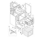 KitchenAid YKERC506HT3 oven chassis parts diagram