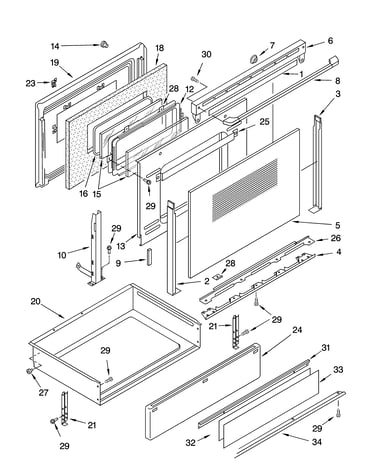 Door and drawer parts