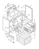 Oven chassis parts