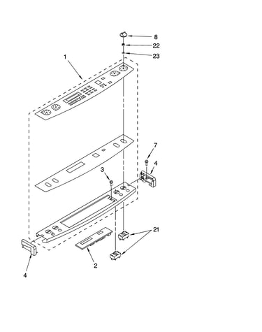 Control panel parts