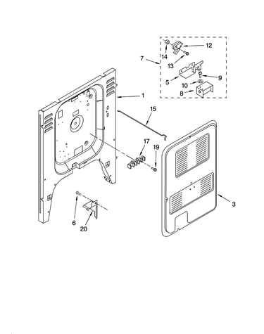 Rear chassis parts, miscellaneous parts