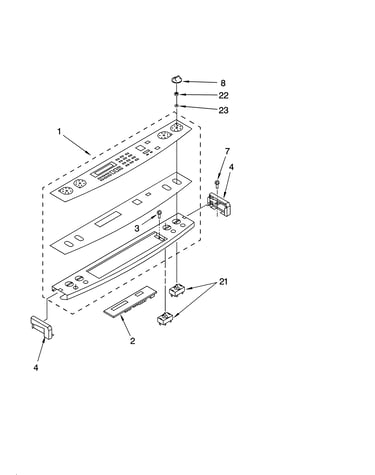 Control panel parts