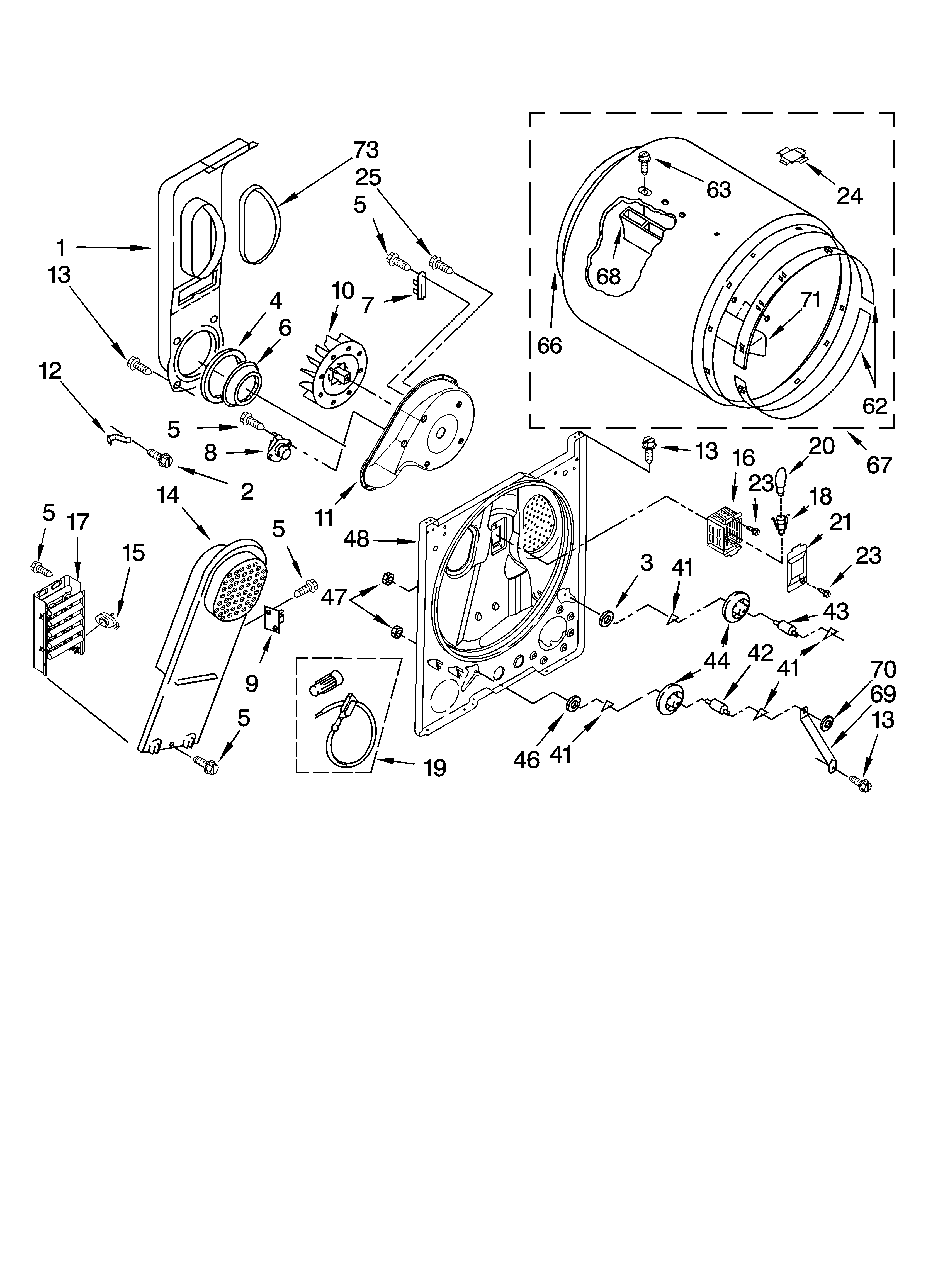 Bulkhead parts, optional parts (not included)