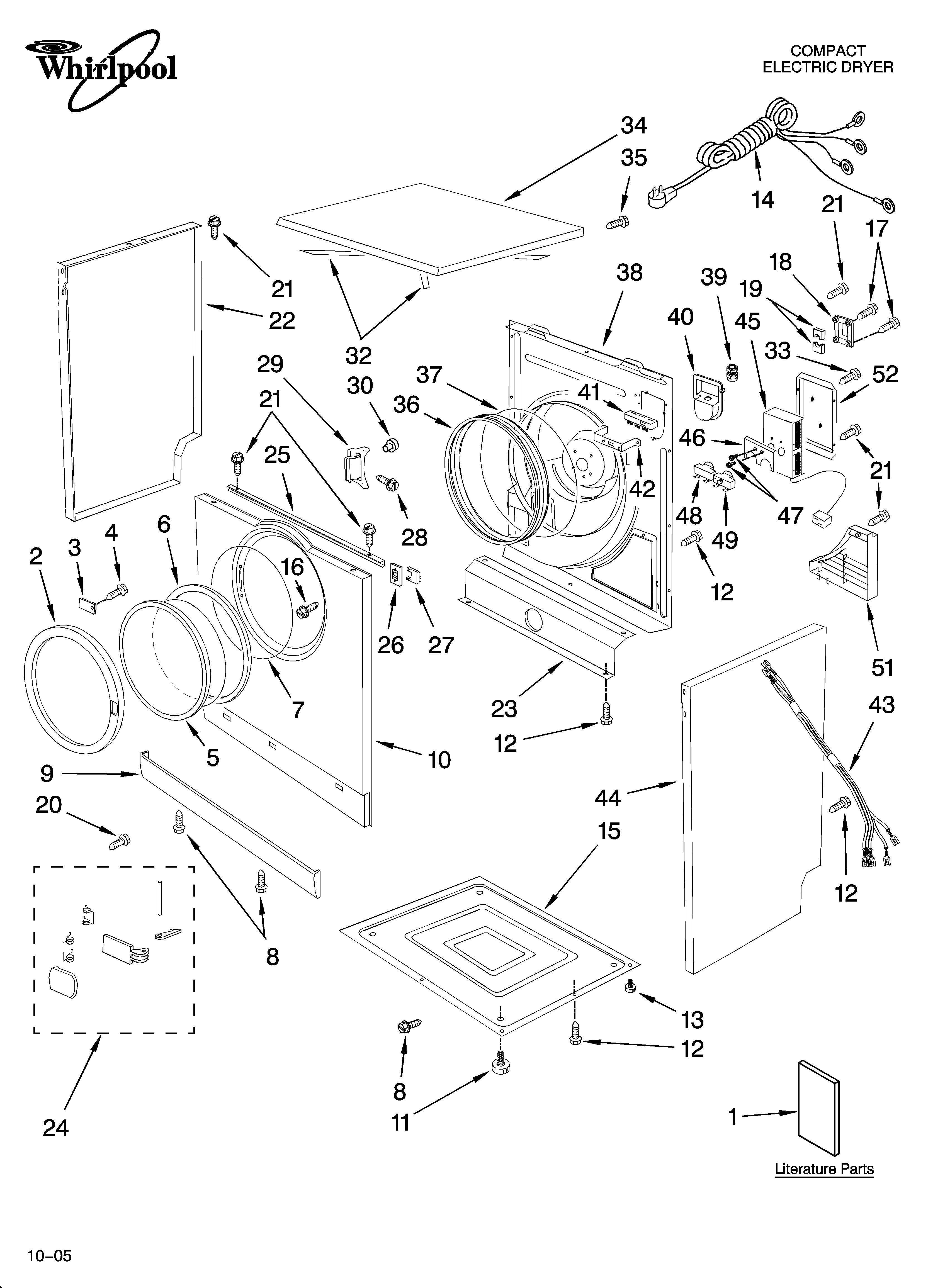 Cabinet and door parts
