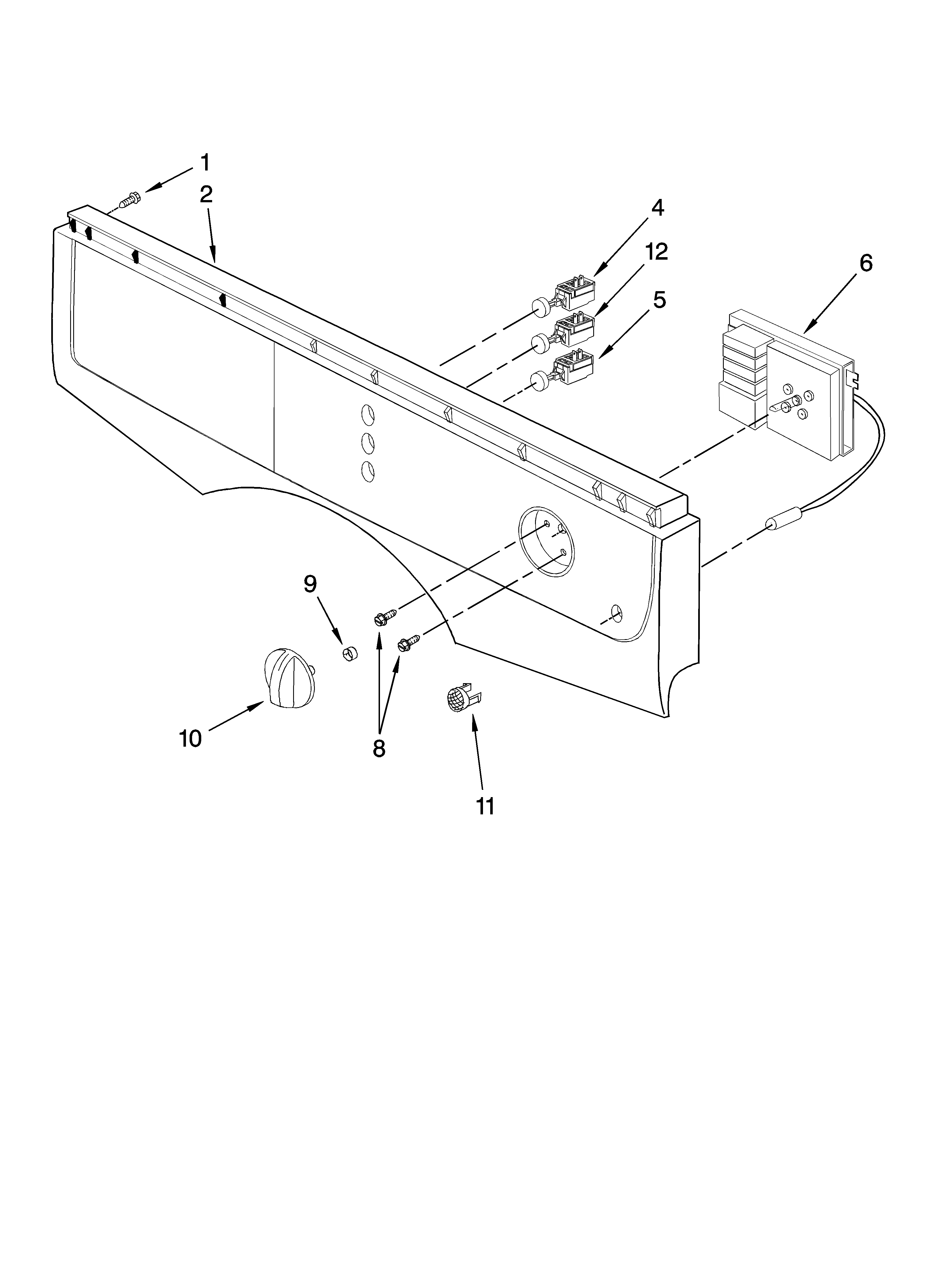 Control panel parts