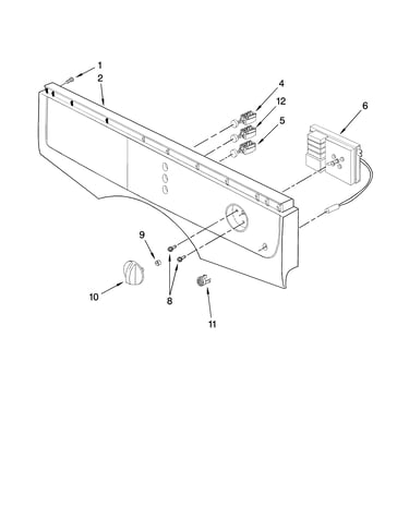 Control panel parts