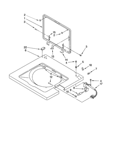 Washer top and lid parts