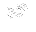 Whirlpool YRBS275PDQ5 top venting parts, miscellaneous parts diagram