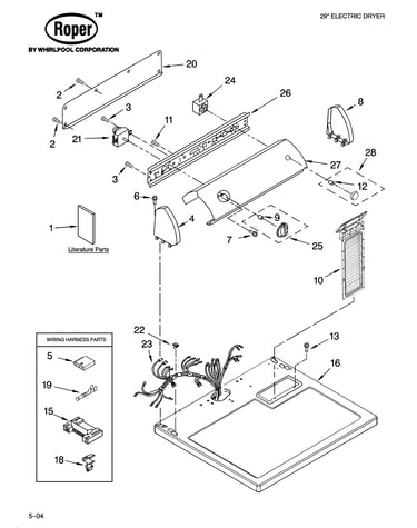 Top and console parts