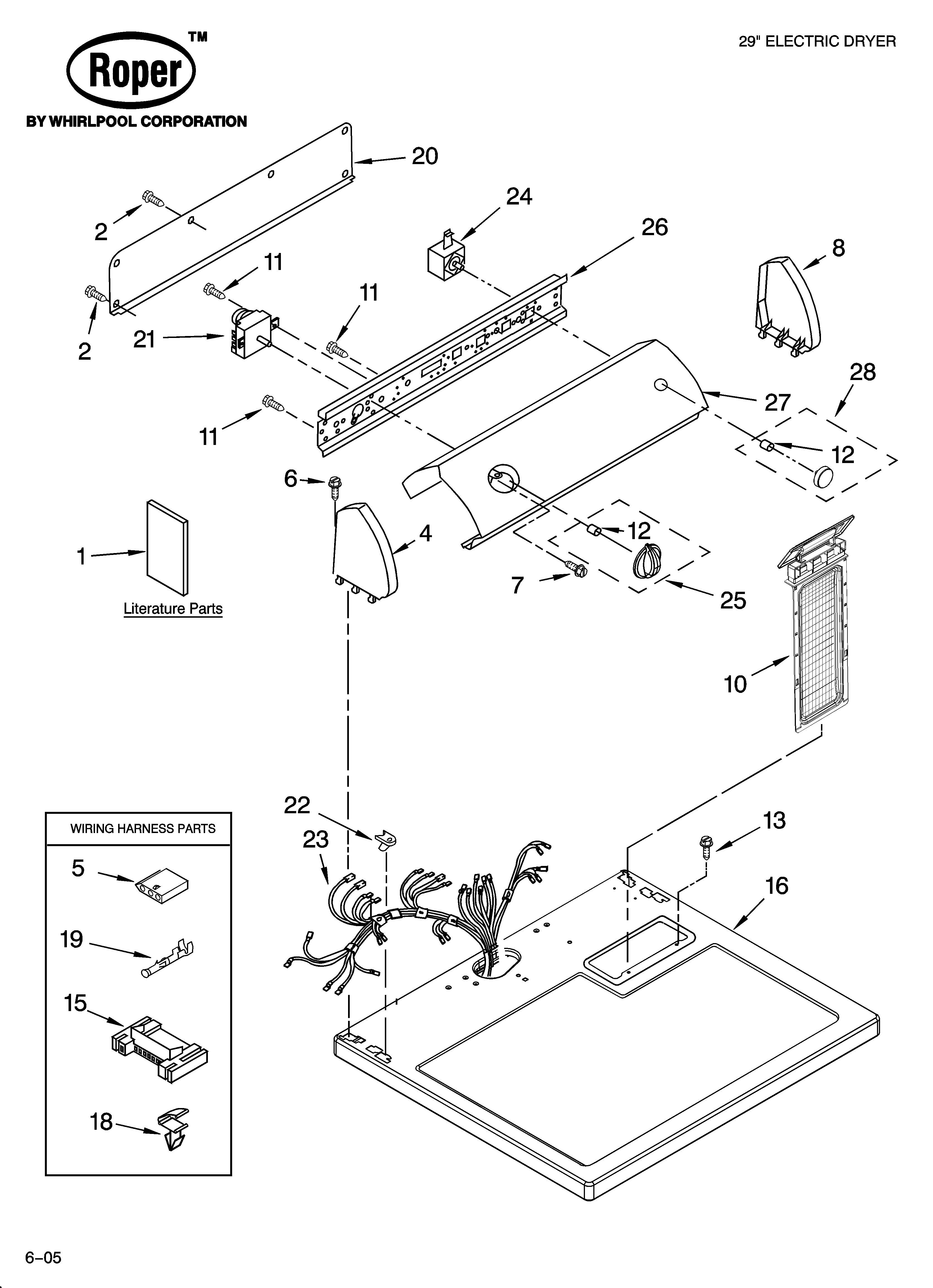 Top and console parts