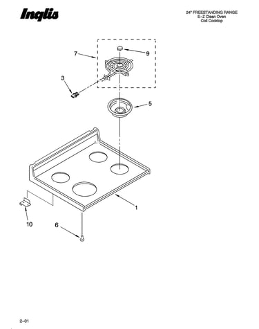 Cooktop parts