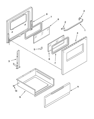 Door and drawer parts