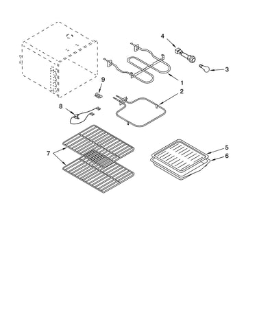 Oven parts, miscellaneous parts