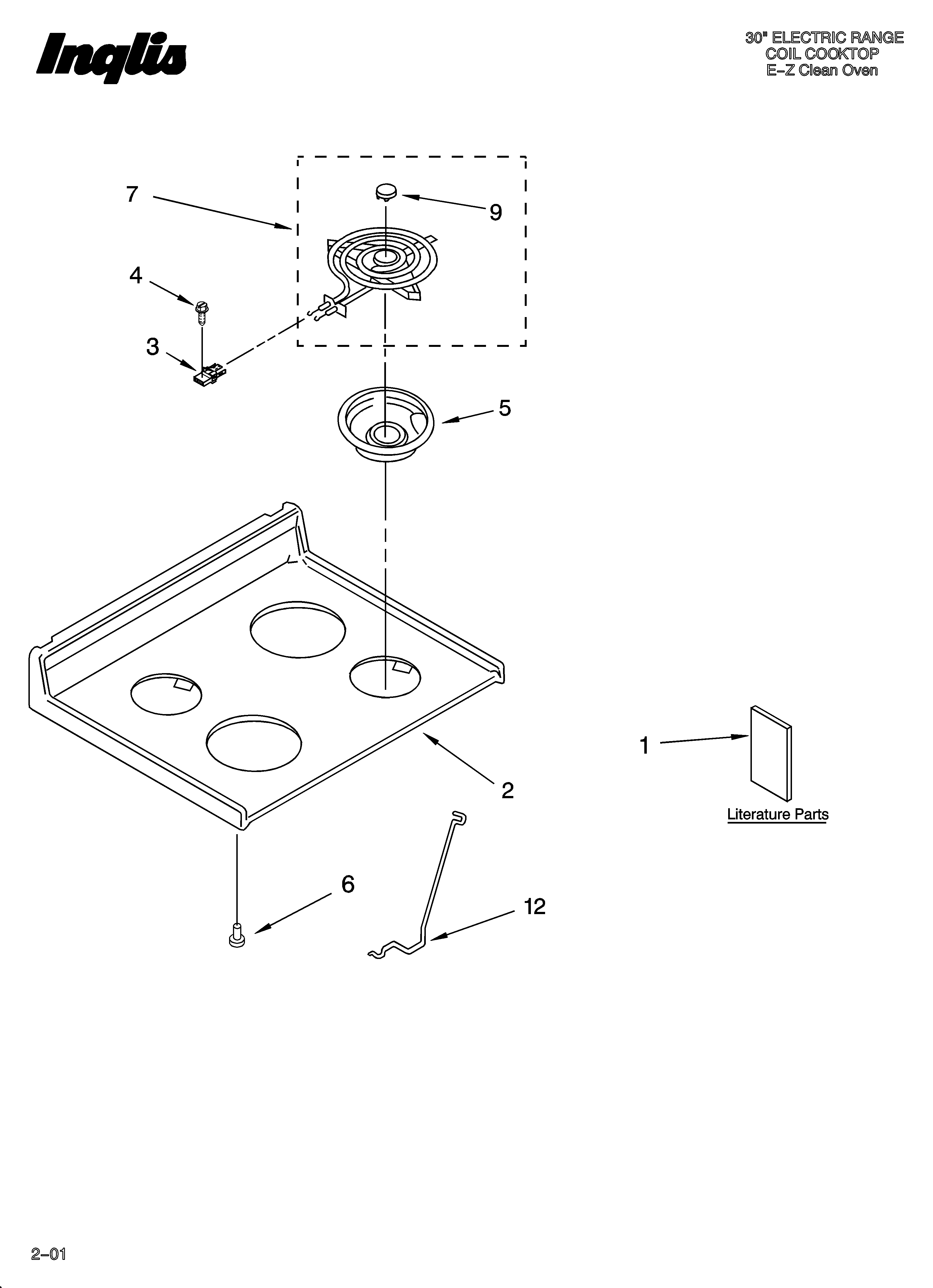 Cooktop parts