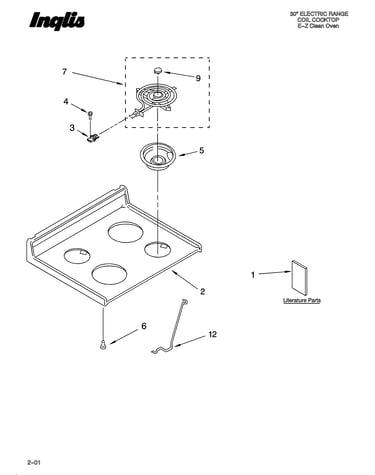 Cooktop parts