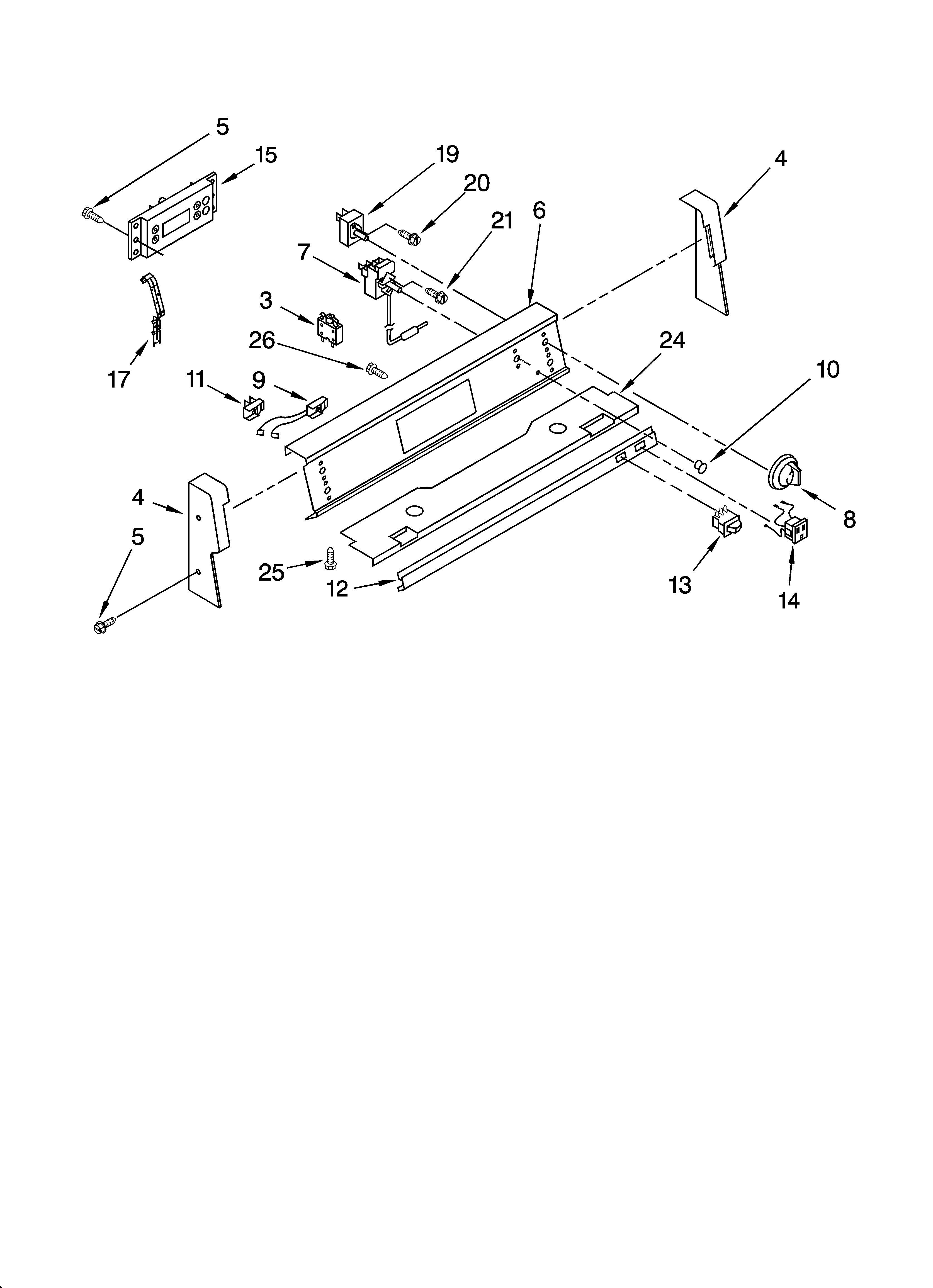 Control panel parts