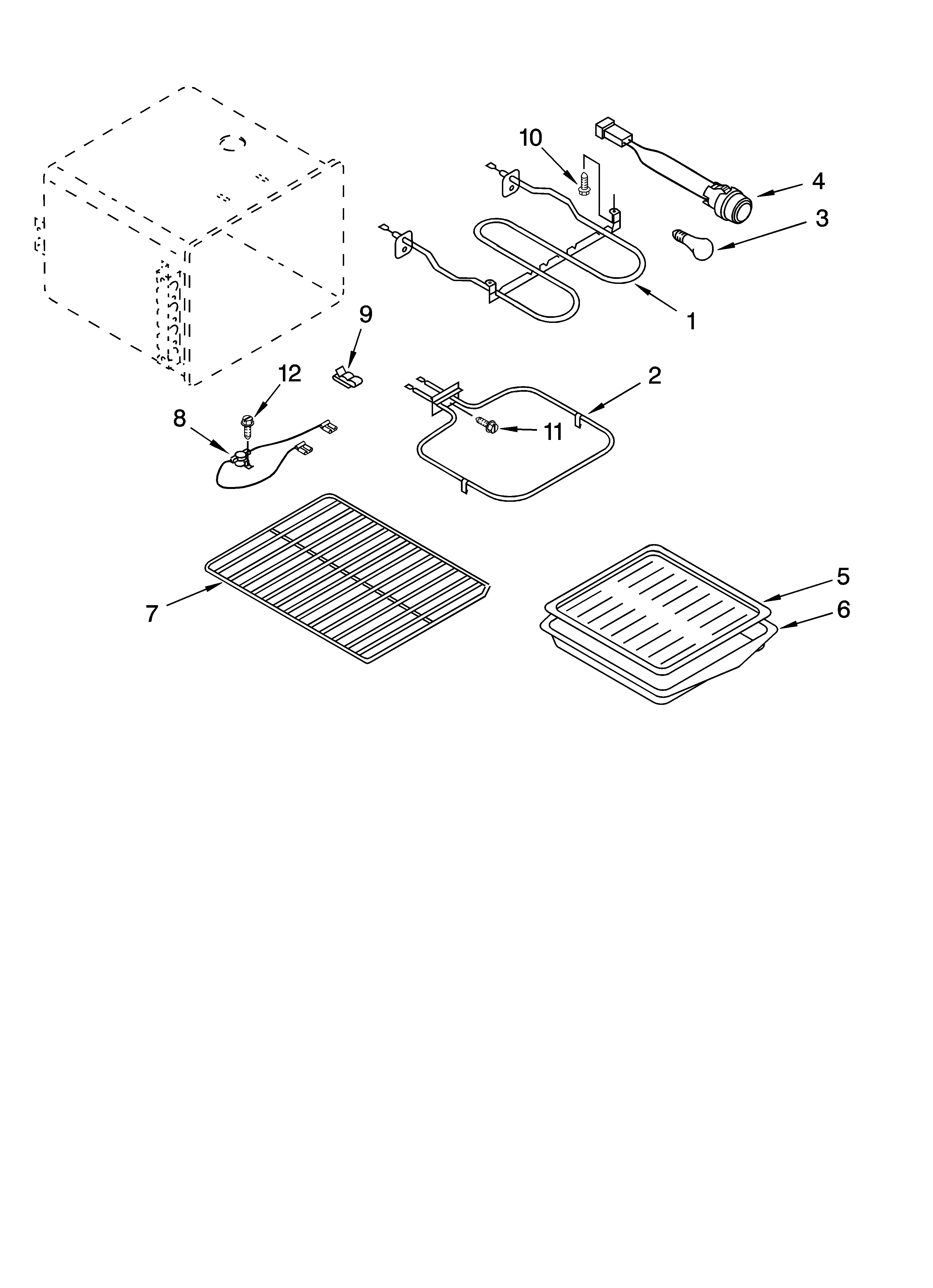 Oven parts, miscellaneous parts