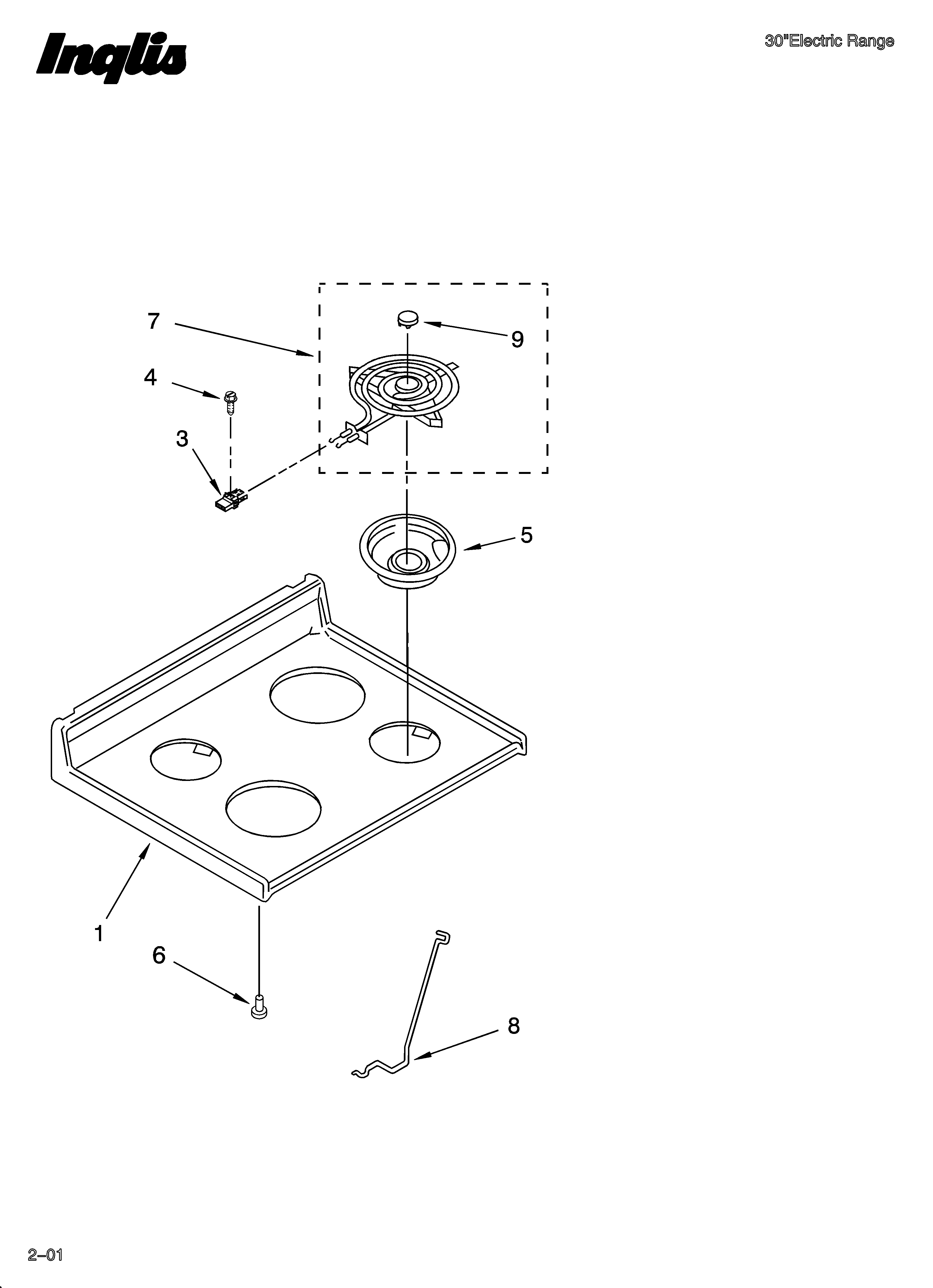 Cooktop parts