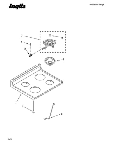 Cooktop parts