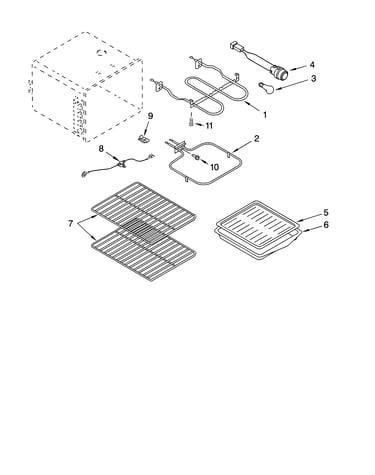 Oven parts, miscellaneous parts