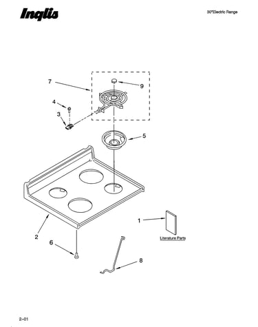 Cooktop parts