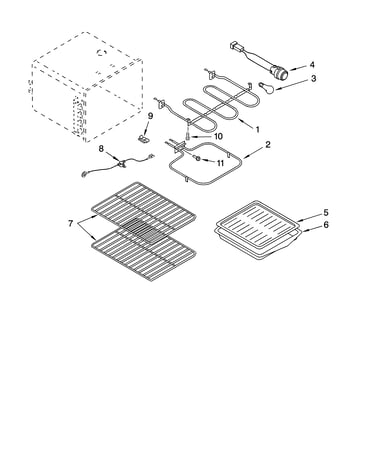 Oven parts, miscellaneous parts