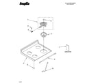 Inglis IHP33801 cooktop parts diagram